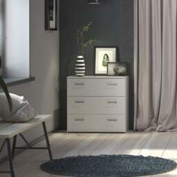 Space Chest of 3 Drawers in White - thumbnail 6