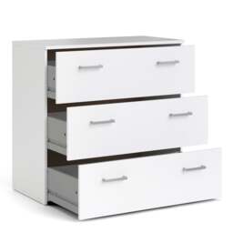 Space Chest of 3 Drawers in White - thumbnail 4