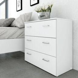 Space Chest of 3 Drawers in White - thumbnail 4