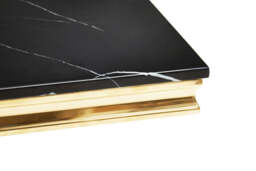 Snowdrop Dining Table – Black Marble (Rectangular) - thumbnail 2