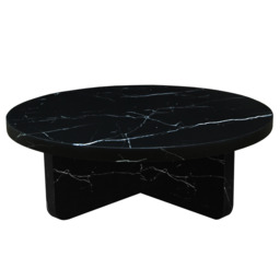 Iveron Round Coffee Table Matt Black