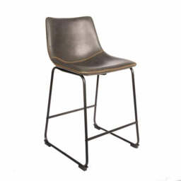 Nevoria Counter Stool Grey SET OF 2 - thumbnail 2