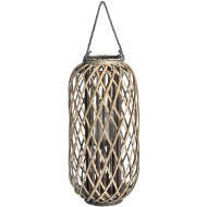 Large Standing Wicker Lantern for Home & Garden - image 1