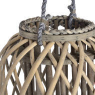 Large Standing Wicker Lantern for Home & Garden - thumbnail 3