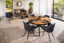 Vellane Dining / Occasional chair  charcoal - thumbnail 4