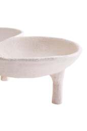 Bowl White Montrelle Abstract Textured - thumbnail 2