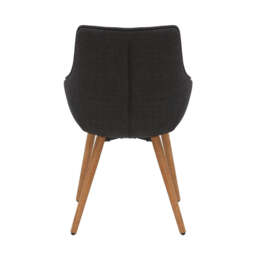 Bude Dining Chair Slate Grey Twill SET OF 2 - thumbnail 5