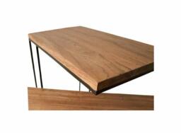 Kelmora Slim Coffee and Over Arm Lamp Nest of Tables - thumbnail 2
