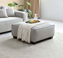 Aluxo Dakota 4 Seater Sofa with Chaise in Pebble Boucle - thumbnail 2