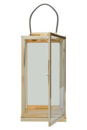 Seaville Steel Lantern – Gold with Hair-on-Leather Handle (Large) - thumbnail 5
