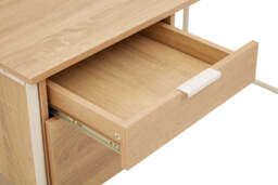 Norwood One-Drawer Desk – Natural Oak - thumbnail 3