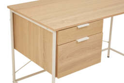 Norwood One-Drawer Desk – Natural Oak - thumbnail 5