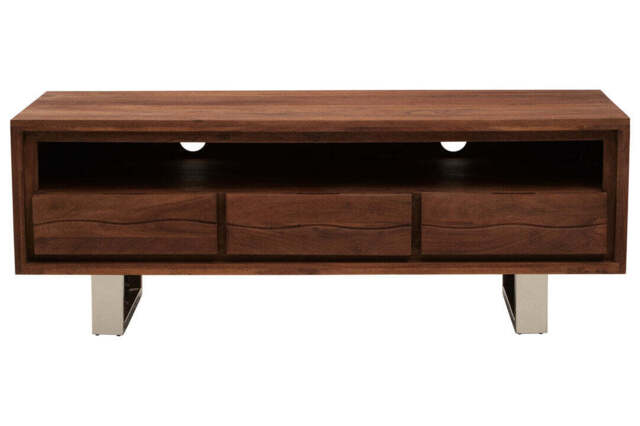 Hertford Acacia Three-Drawer Media Unit - image 1