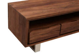 Hertford Acacia Three-Drawer Media Unit - thumbnail 6