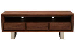 Hertford Acacia Three-Drawer Media Unit - thumbnail 1