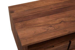 Hertford Acacia Three-Drawer Media Unit - thumbnail 2
