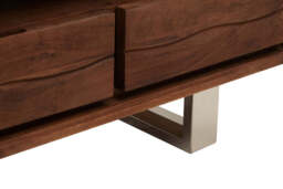 Hertford Acacia Three-Drawer Media Unit - thumbnail 3