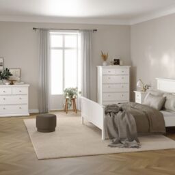 Paris Chest of 6 Drawers in White - thumbnail 4