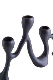 Black Four Candle Holder Terrace Light - thumbnail 4