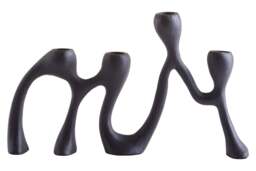 Black Four Candle Holder Terrace Light - thumbnail 2