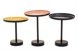 Clarendon Gold & Black Tray Table Set (3) - thumbnail 6