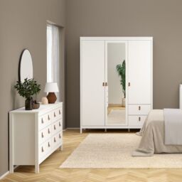 White Shabby Chic Multi-Coloured 13 Drawer Chest  Thais Collection - thumbnail 4
