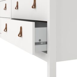 White Shabby Chic Multi-Coloured 13 Drawer Chest  Thais Collection - thumbnail 6