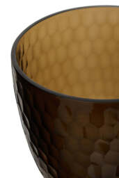 Bexley Honeycomb Glass Candle Holder – Medium - thumbnail 3