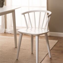 Ida Dining Chair in White Set of 2 - thumbnail 5