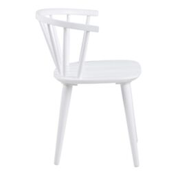 Ida Dining Chair in White Set of 2 - thumbnail 2