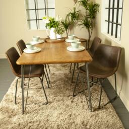 Nevoria Dining Chair Chestnut SET OF 2 - thumbnail 3