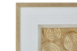 Cove Disc Design Wall Art – Gold Finish - thumbnail 4