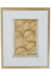 Cove Disc Design Wall Art – Gold Finish - thumbnail 5