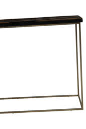 Beaconsfield Black & Gold Console Table – Luxury Contemporary Hallway Table - thumbnail 5