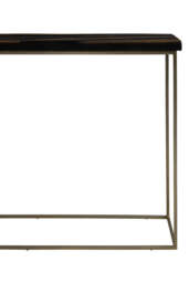Beaconsfield Black & Gold Console Table – Luxury Contemporary Hallway Table - thumbnail 4