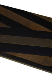 Beaconsfield Black & Gold Console Table – Luxury Contemporary Hallway Table - thumbnail 3