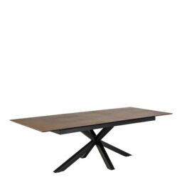 Heaven Extendable Dining Table with Ceramic Rusty Brown Top 200240cm - thumbnail 4