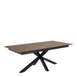 Heaven Extendable Dining Table with Ceramic Rusty Brown Top 200240cm - thumbnail 3