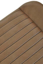 Solace Grey Leather Footstool - thumbnail 2