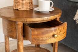 Elvarin Round Side Table - thumbnail 4