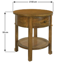 Elvarin Round Side Table - thumbnail 5