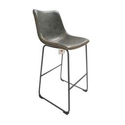 Nevoria Bar Stool Forest Green SET OF 2 - thumbnail 2