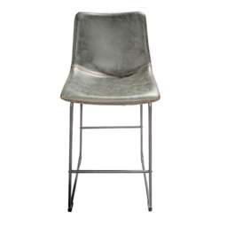 Nevoria Bar Stool Forest Green SET OF 2 - thumbnail 1