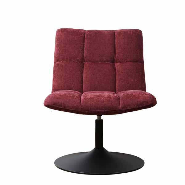 Ulvoria Swivel Chair Chenille Berry - image 1