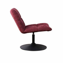 Ulvoria Swivel Chair Chenille Berry - thumbnail 2
