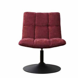 Ulvoria Swivel Chair Chenille Berry - thumbnail 1