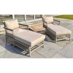 Provence Collection Outdoor Sun Lounger Set - thumbnail 1