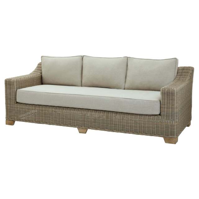Capri Collection Outdoor Three Seater Sofa - image 1