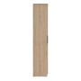 Naia Tall Oak & Black Shoe Storage Cabinet  4 Doors, 1 Drawer - thumbnail 5