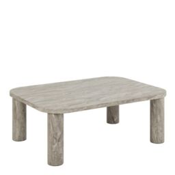 Solano Rectangular Coffee Table in grey 100x75cm - thumbnail 3